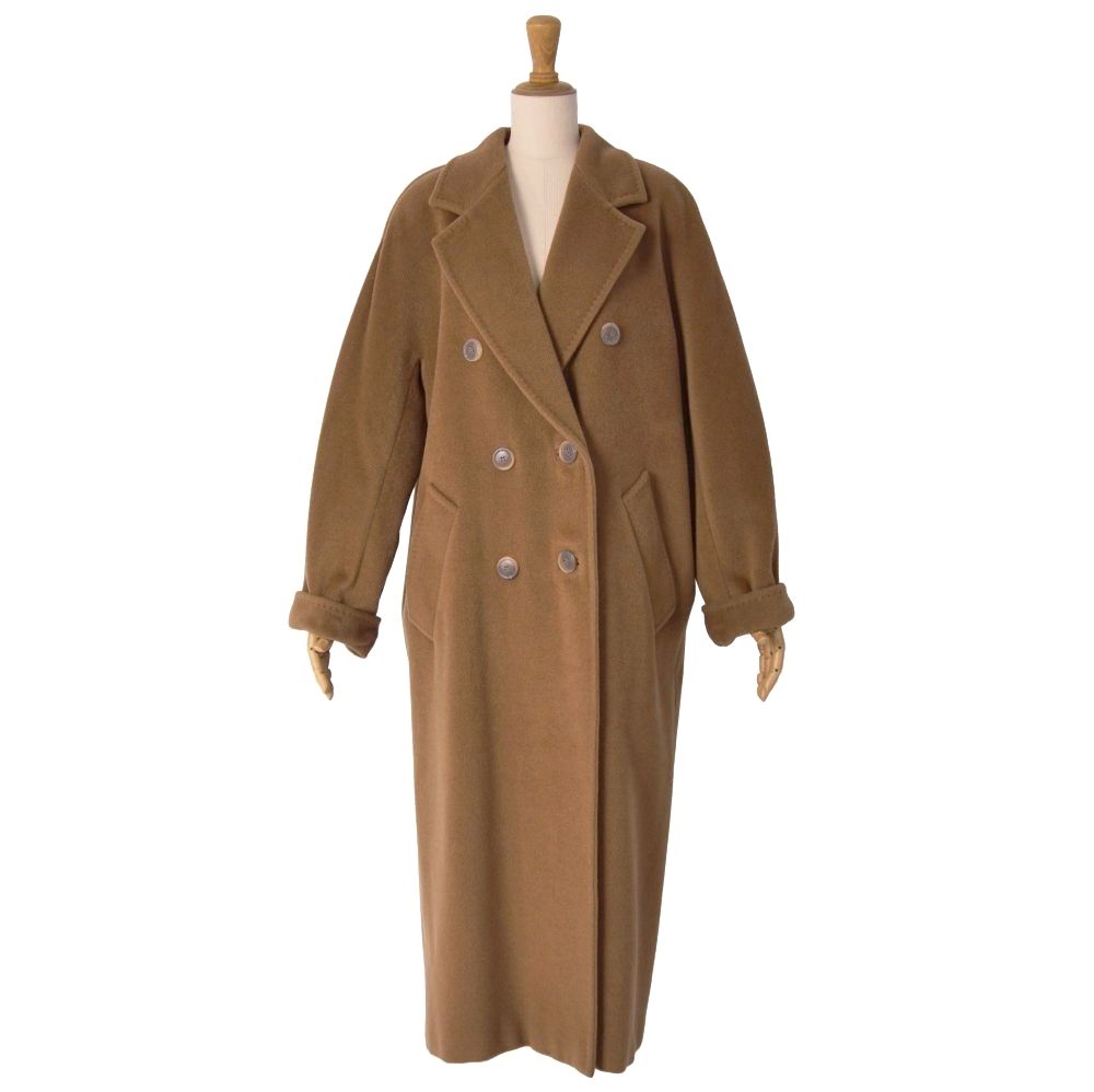 極美品 マックスマーラ Max Mara コート 白タグ アイコン ロングコート