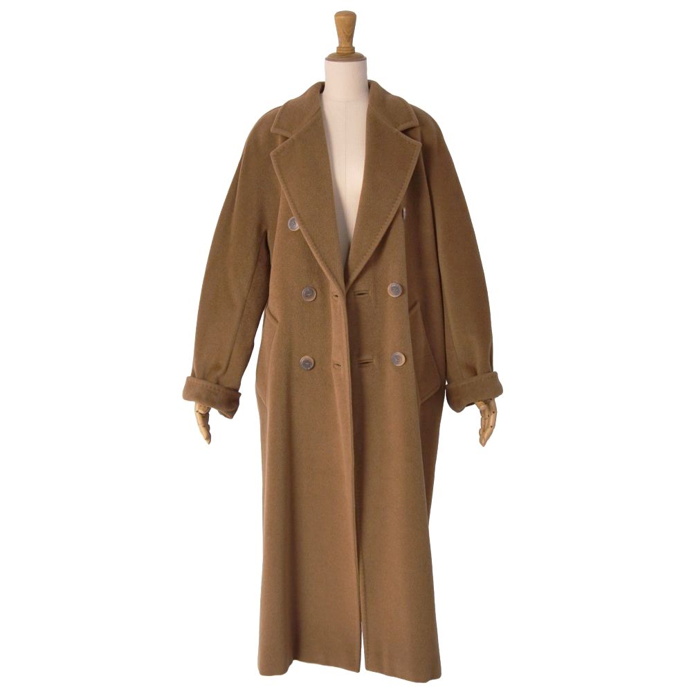 極美品 マックスマーラ Max Mara コート 白タグ アイコン ロングコート