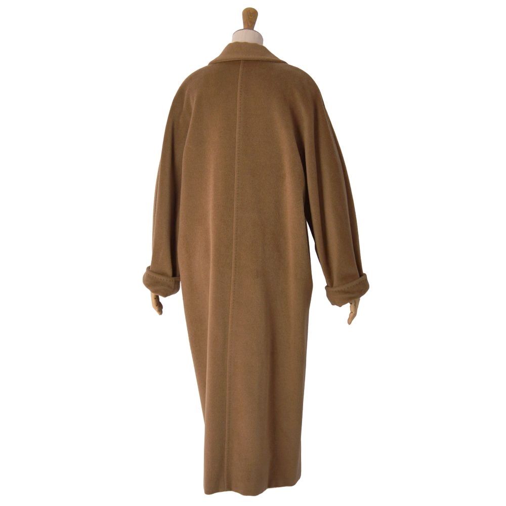 マックマーラ 白タグ アンゴラブレンド ロングコート イタリア製 MaxMara 極美品 マックスマーラ Max Mara コート 白タグ アイコン ロングコート