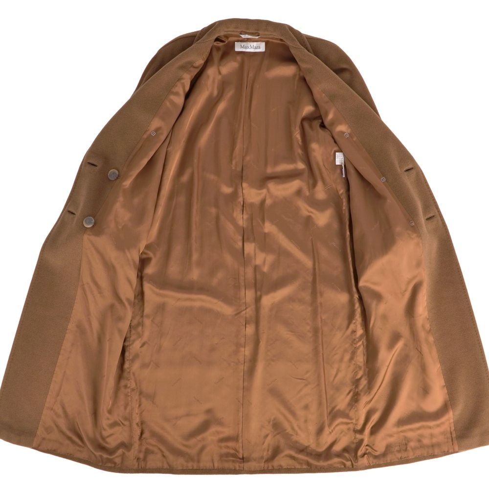 極美品 マックスマーラ Max Mara コート 白タグ アイコン ロングコート