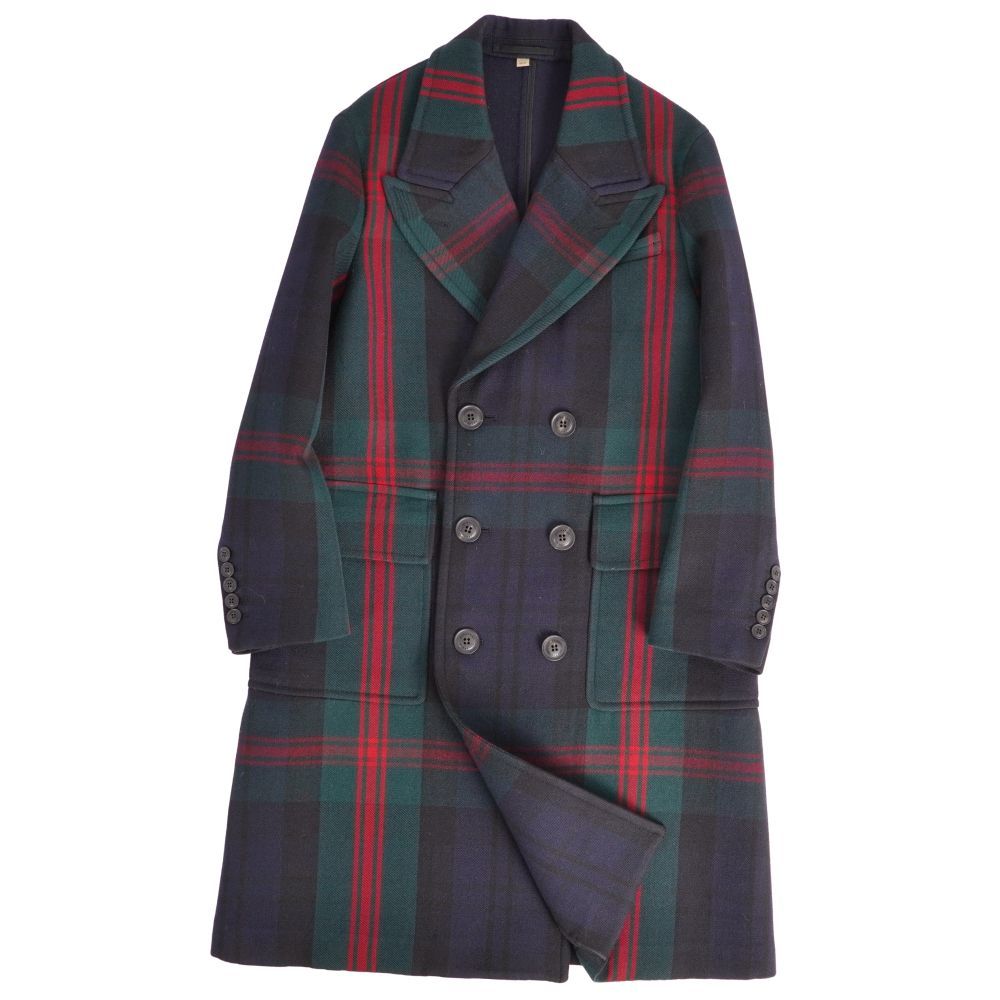 極美品 バーバリー BURBERRY コート ダブルブレスト チェスターコート