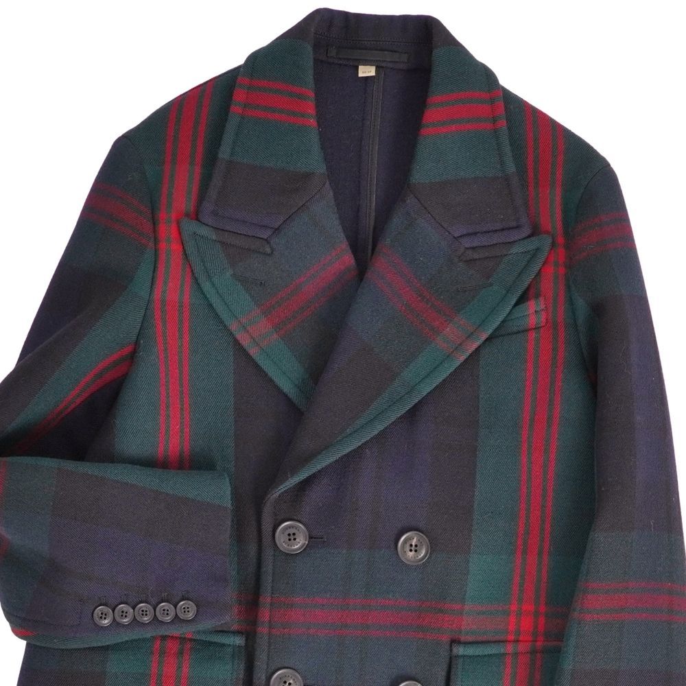 極美品 バーバリー BURBERRY コート ダブルブレスト チェスターコート