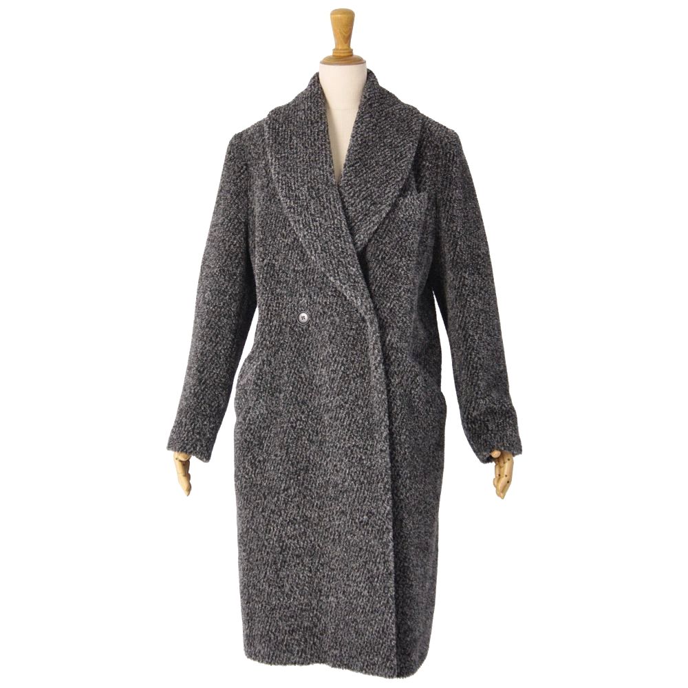極美品 マックスマーラ Max Mara コート 白タグ ロングコート ダブルブ
