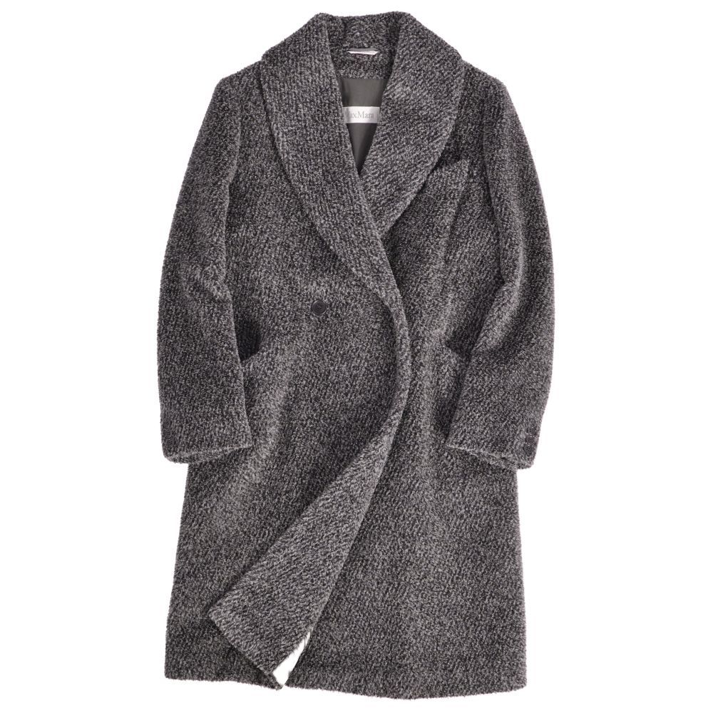 極美品 マックスマーラ Max Mara コート 白タグ ロングコート ダブルブ