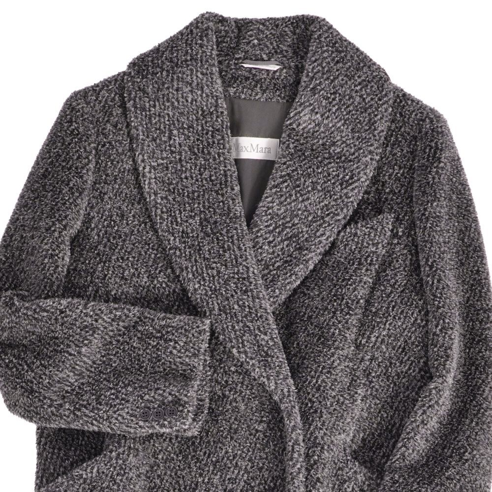 極美品 マックスマーラ Max Mara コート 白タグ ロングコート ダブルブ