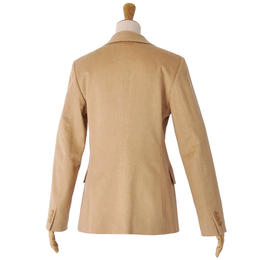極美品 マックスマーラ Max Mara ジャケット 白タグ テーラード キャメ