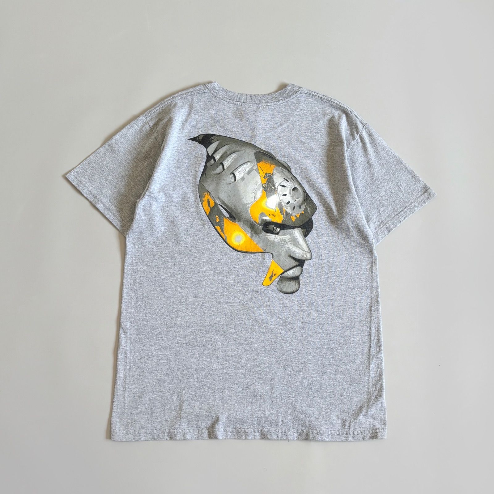 90s~00s OAKLEY SOFTWEAR METAL BOB HEAD MADE IN USA / ~2000年代 usa製 オークリー ソフトウェア メタル ボブヘッド Tシャツ 初期 サイバーパンク