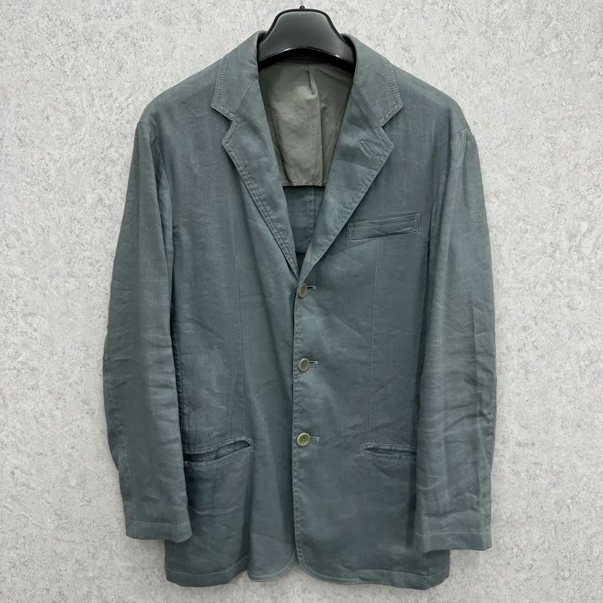 95 ARMANI アルマーニ メンズ リネン ブレーザー ジャケット