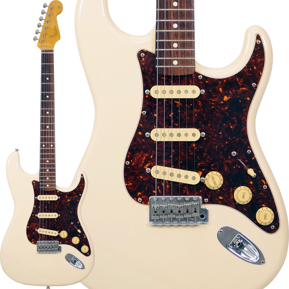 エレキギター Fender japan ST62 VWH Fender Japan ST62 w/Tortoise Shell Pickguard (VWH) [USED] - メルカリ