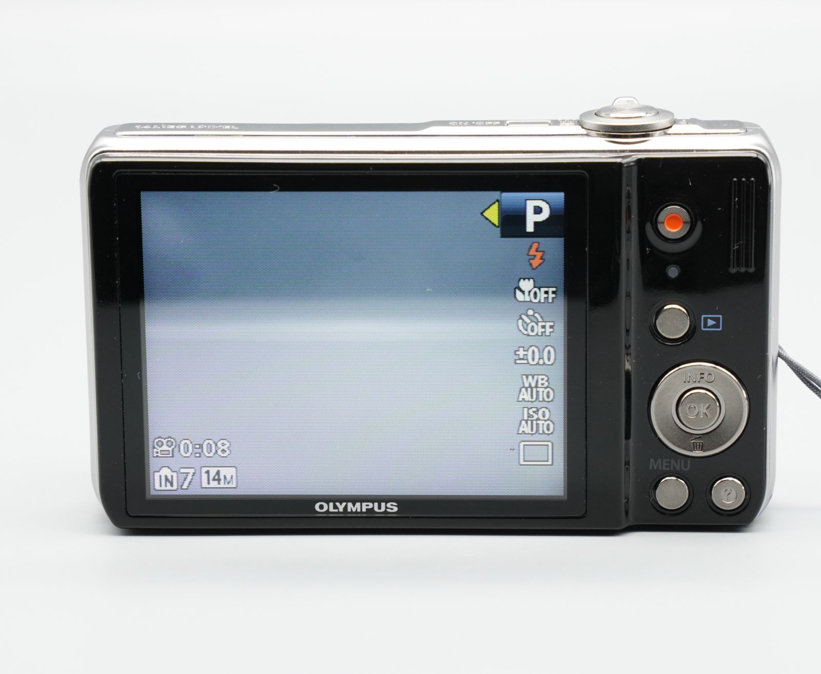 OLYMPUS VR-320 シルバー コンパクトデジタルカメラ 動作確認済み