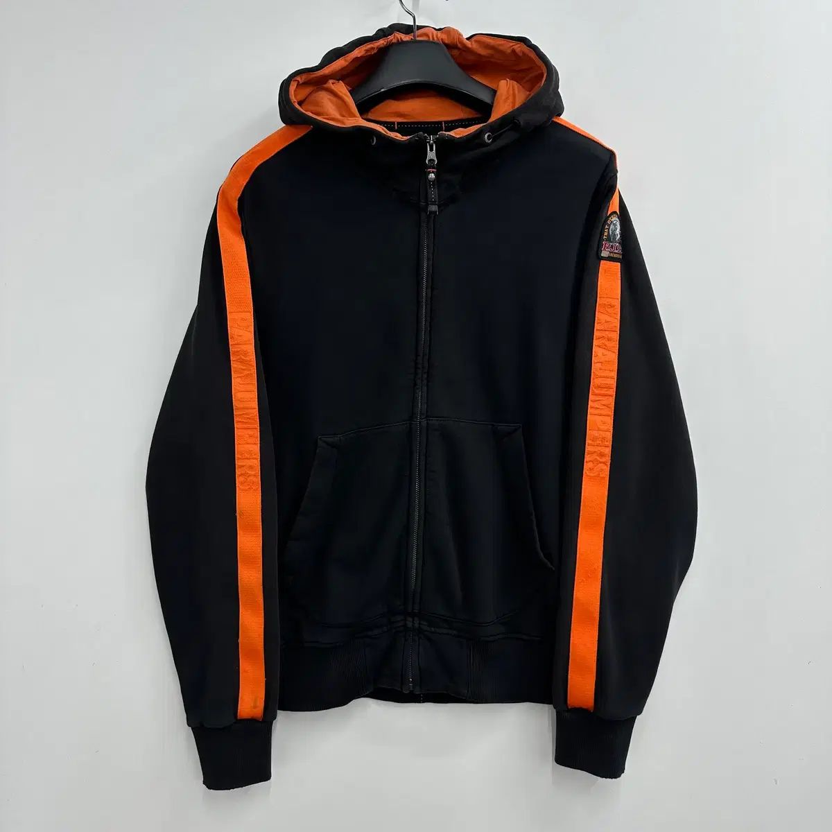 100 PARAJUMPERS メンズ ルーズフィット フードジップアップ