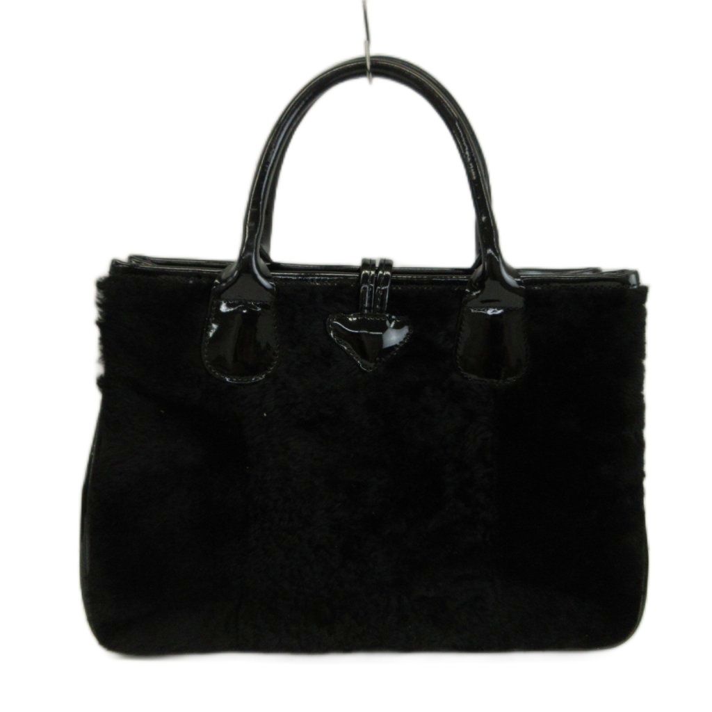 美品 LONG CHAMP ロゾ エナメル トートバッグ　肩ストラップ着脱可能 ロンシャン LONGCHAMP ル ロゾ トートバッグ ハンドバッグ ボア