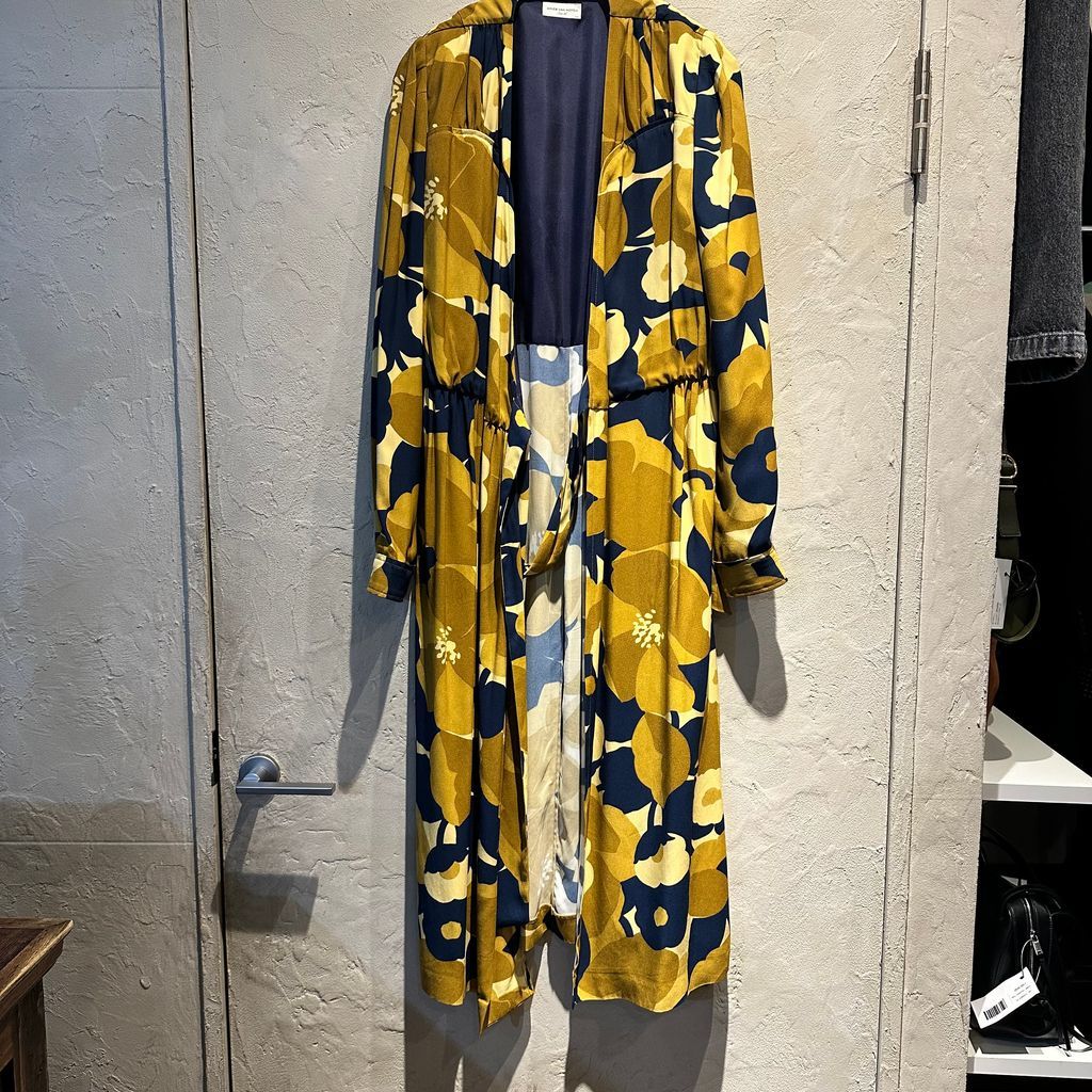 DRIES VAN NOTEN ドリスヴァンノッテン Floral Dress ドレス イエロー