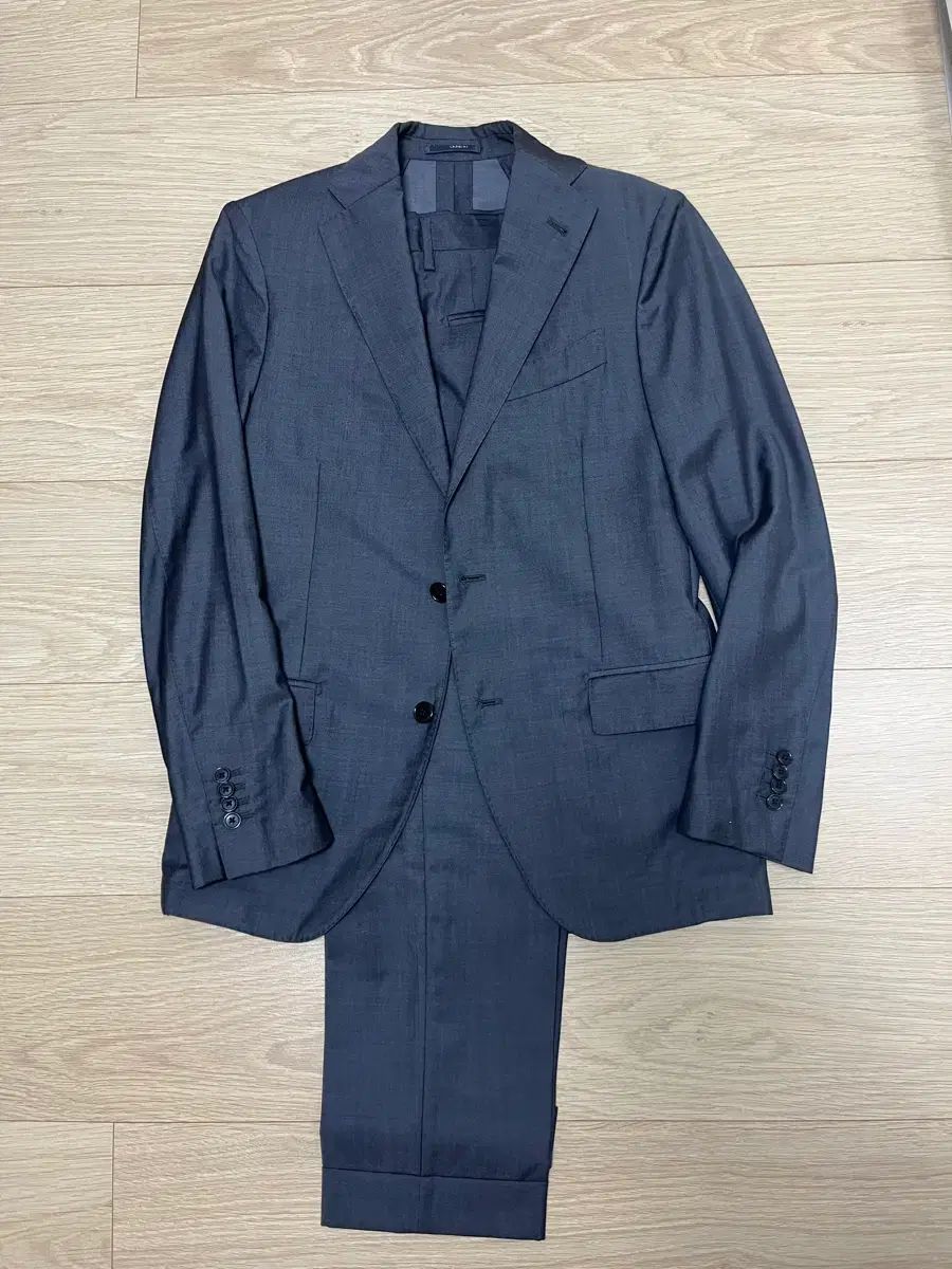 LARDINI(ラルディーニ) グレー ウール スーツ セットアップ 46 reg