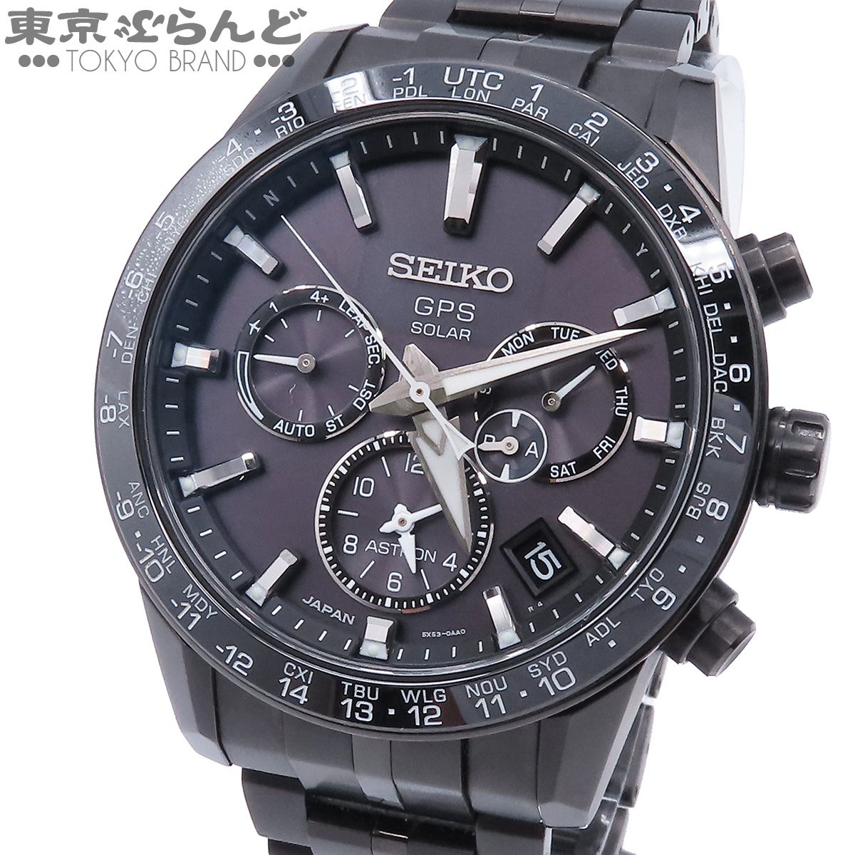 セイコー SEIKO アストロン SBXC037 5X53-0AB0 ブラック チタン 腕時計 メンズ GPSソーラー電波 101884459