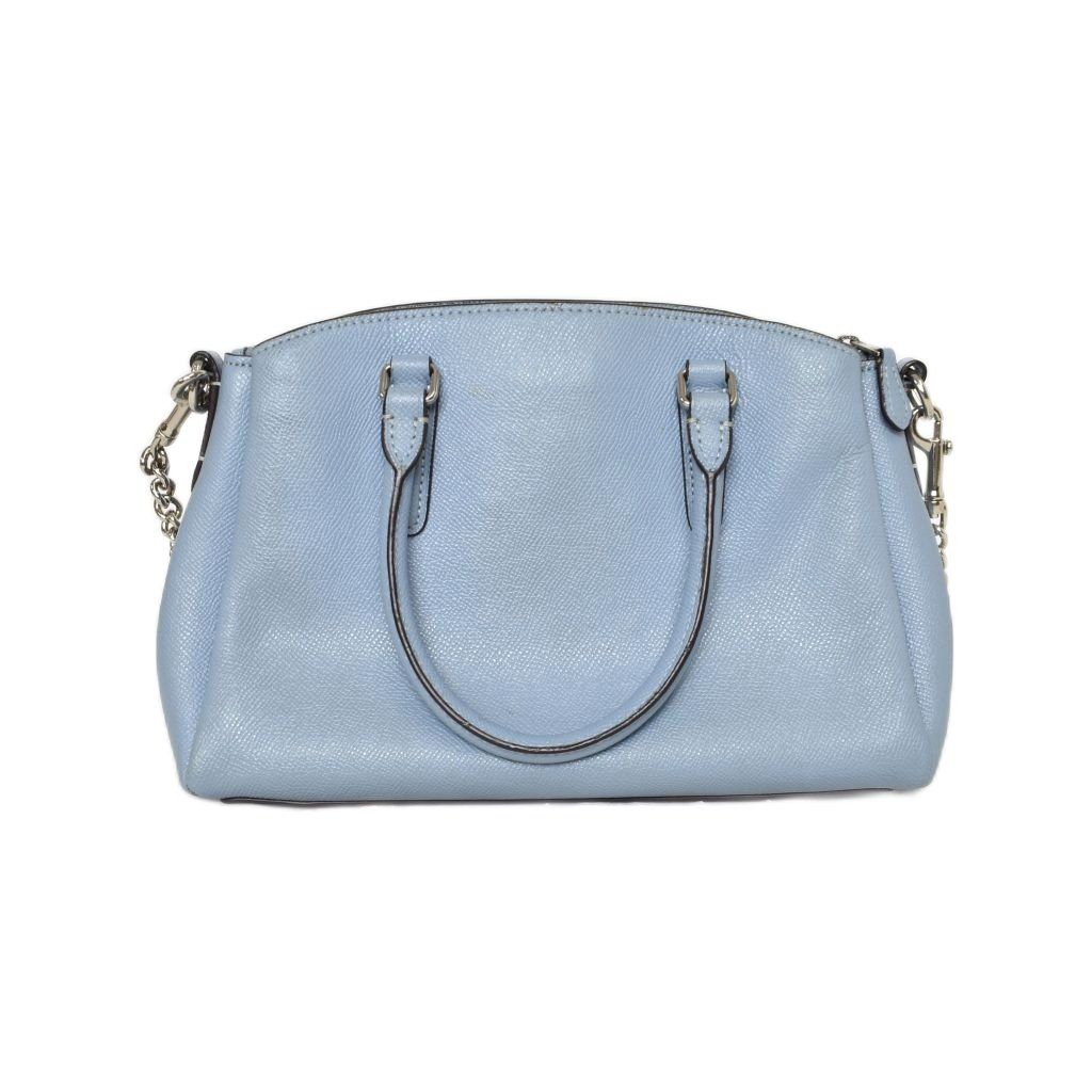 コーチ COACH トートバッグ ショルダーバッグ 2way 水色 ライトブルー