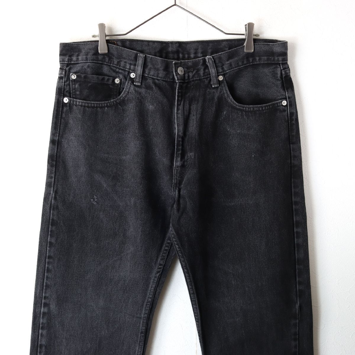 エジプト製 Levis リーバイス 505 デニム ストレート ブラック 黒 W36/ 古着 ヴィンテージ