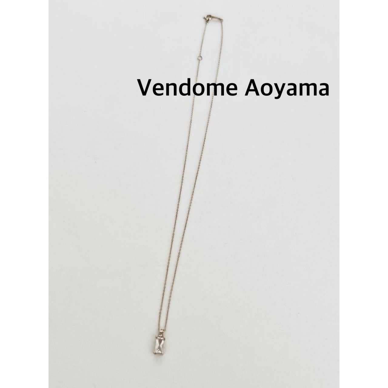 ☆Vendome Aoyama ヴァンドーム青山 ホワイトトパーツ K10 ネックレス