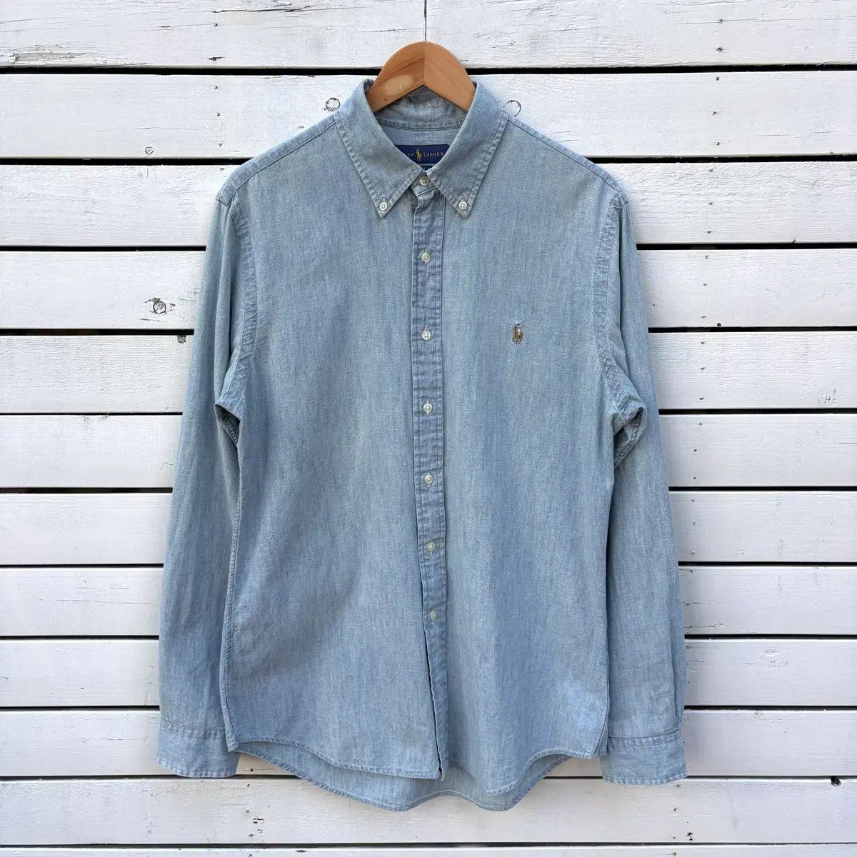 POLO ポロ シャンブレー デニム シャツ 6,936円