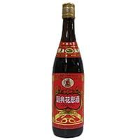 黄酒帝牌 紹興花彫酒 赤ラベル 640ML 冷蔵【10個セット】