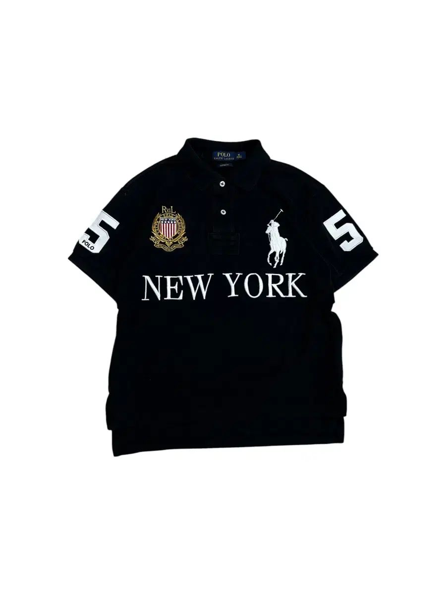ポロラルフローレン ビックポニー チーフキー NEW YORK ポロシャツ M