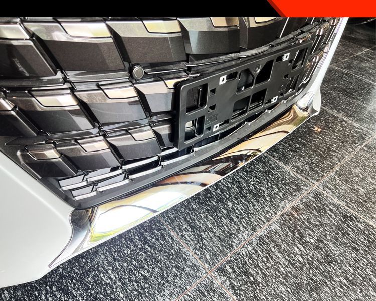 トヨタ Toyota アルファード ALPHARD 40系 2023年式 フロントバンパーガーニッシュ 1点 画像参照カラー 貼り付け式 外装保護 アクセント