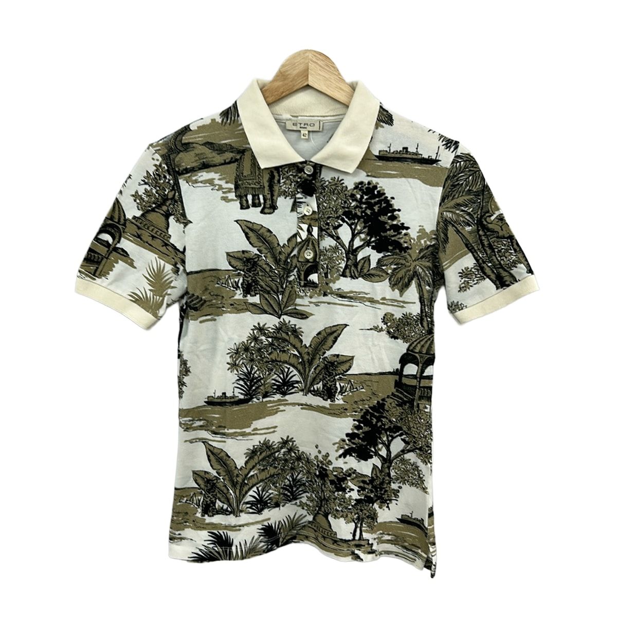 ETRO(エトロ) 半袖ポロシャツ サイズ42 M レディース美品 アイボリー