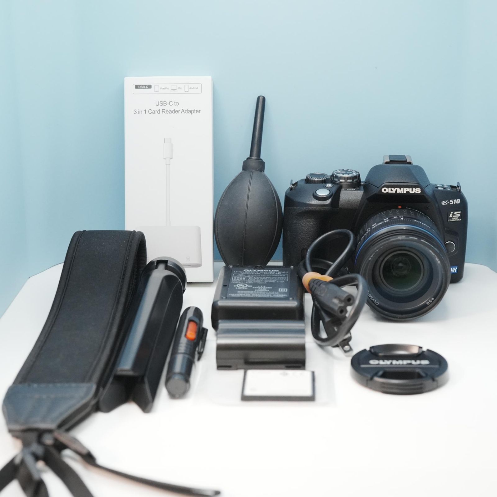OLYMPUS E-510 一眼レフ スマホ転送OK フルセット 美品 a7061 - メルカリ