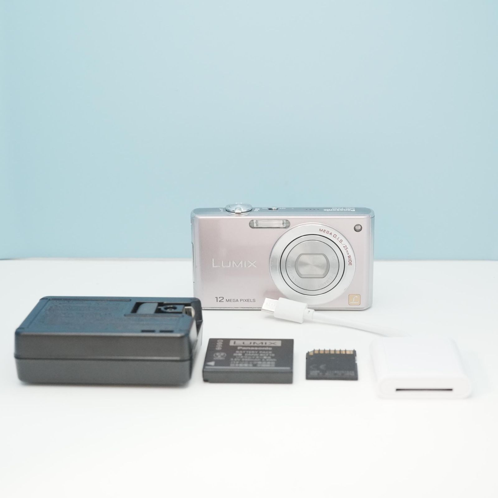 Panasonic LUMIX DMC-FX40 デジカメ スマホ転送OK フルセット 美品