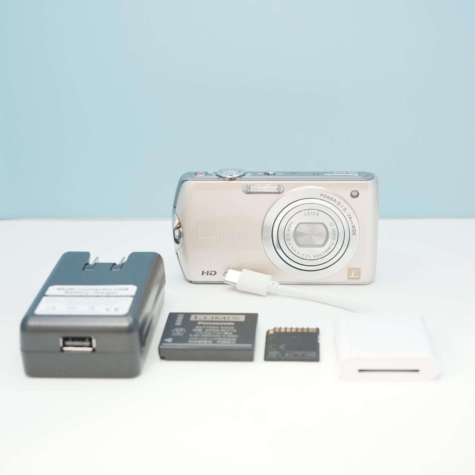 Panasonic LUMIX DMC-FX70 デジカメ スマホ転送OK フルセット 極美品