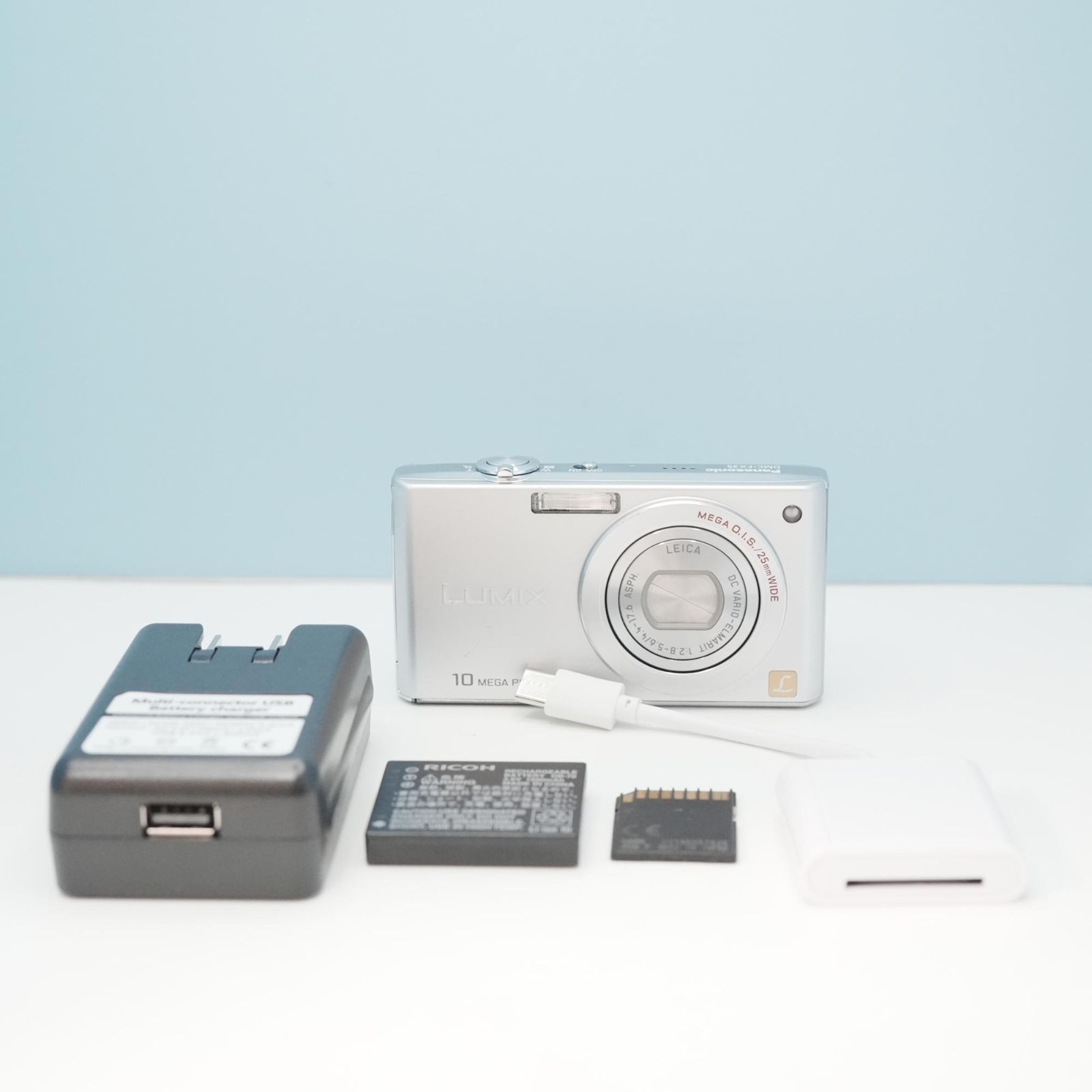 Panasonic LUMIX DMC-FX35 デジカメ スマホ転送OK フルセット 美品