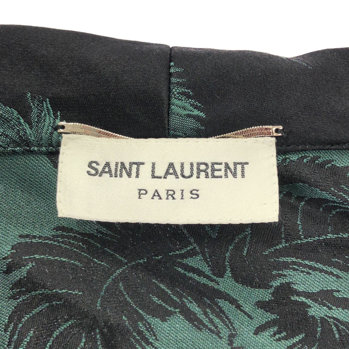 SAINT LAURENT PARIS サンローラン パリ パームツリーレーヨンシルク
