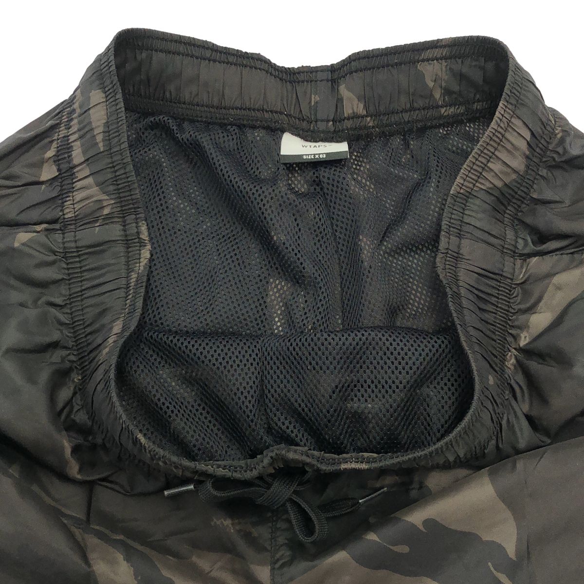 WTAPS ダブルタップス 23AW カモフラナイロンパンツ 232BRDT-PTM02 ミックス 3 WTAPS ダブルタップス 23AW カモフラナイロンパンツ 232BRDT-PTM02