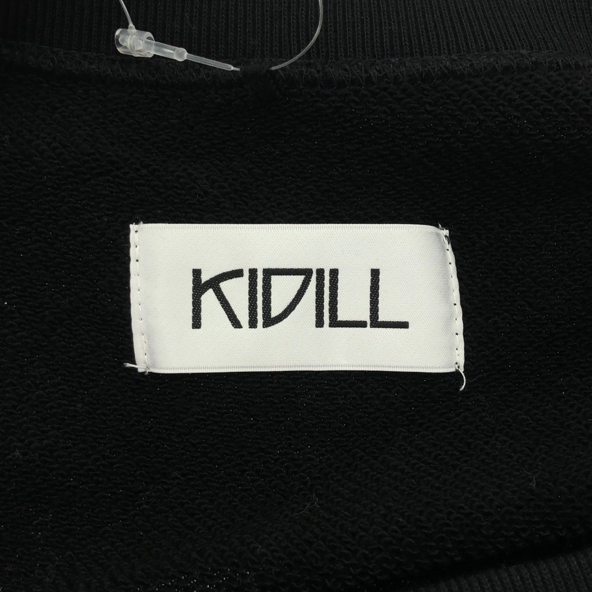 KIDILL キディル LHP別注 EXCLUSIVE SWEAT オーバーサイズスカルプリントスウェットプルオーバー KL679LHP ブラック F KIDILL キディル LHP別注 EXCLUSIVE SWEAT オーバーサイズスカル