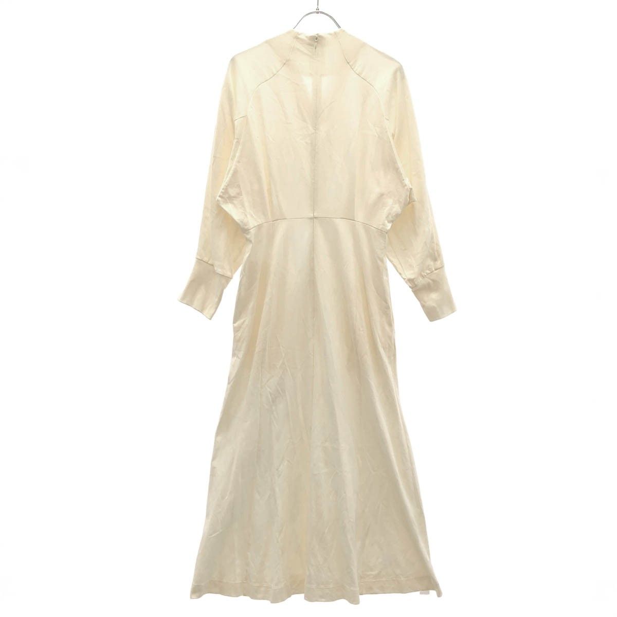 mame kurogouchi マメ クロゴウチ 22AW V-Neck Classic Cotton Dress V 