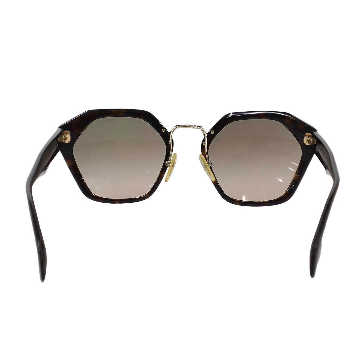PRADA プラダ SPR04T べっ甲フレームサングラス ブラウン 55□23-140