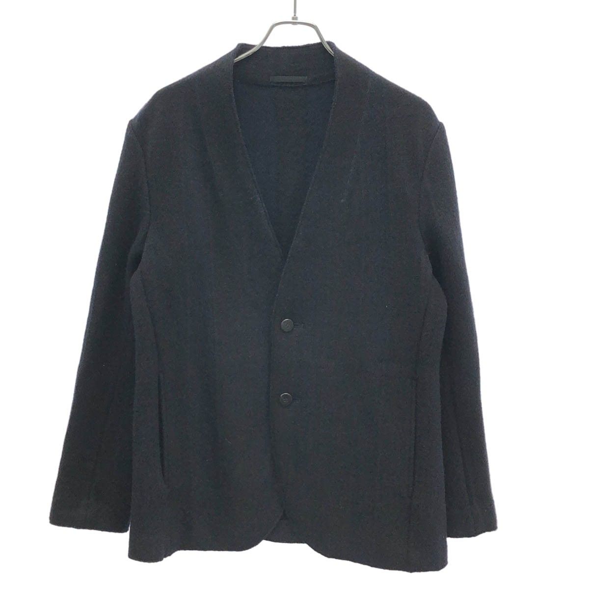 ISSEY MIYAKE MEN イッセイミヤケ メン 19AW ウールニットノーカラー