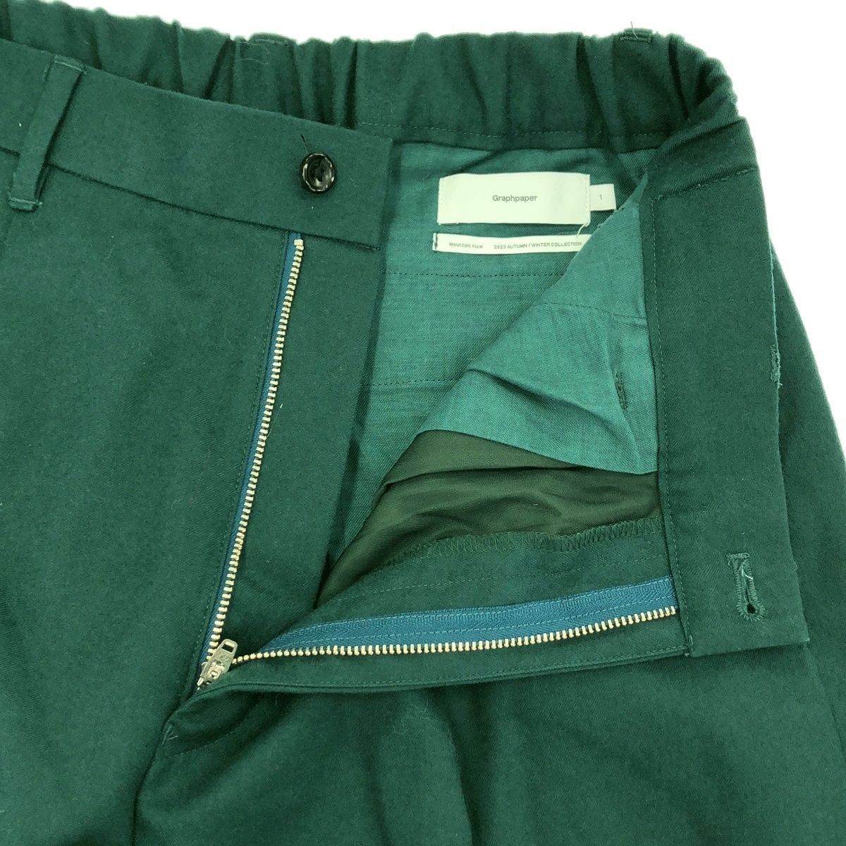 Graphpaper グラフペーパー 23AW Hard Flannel Wide Tapered Trousers