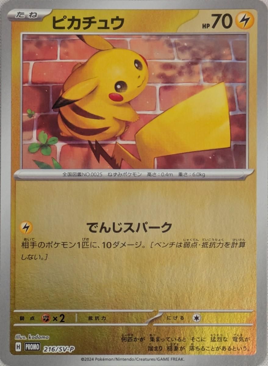 ピカチュウ [ポケカの夏がキタ！] 216/SV-P ポケモンカード ポケカ