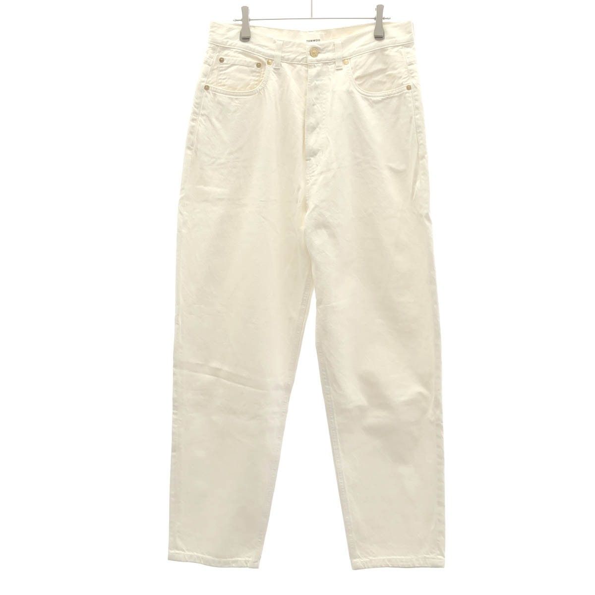 TOM WOOD トムウッド テーパードデニムパンツ 1214-343-8530 22250064 ホワイト