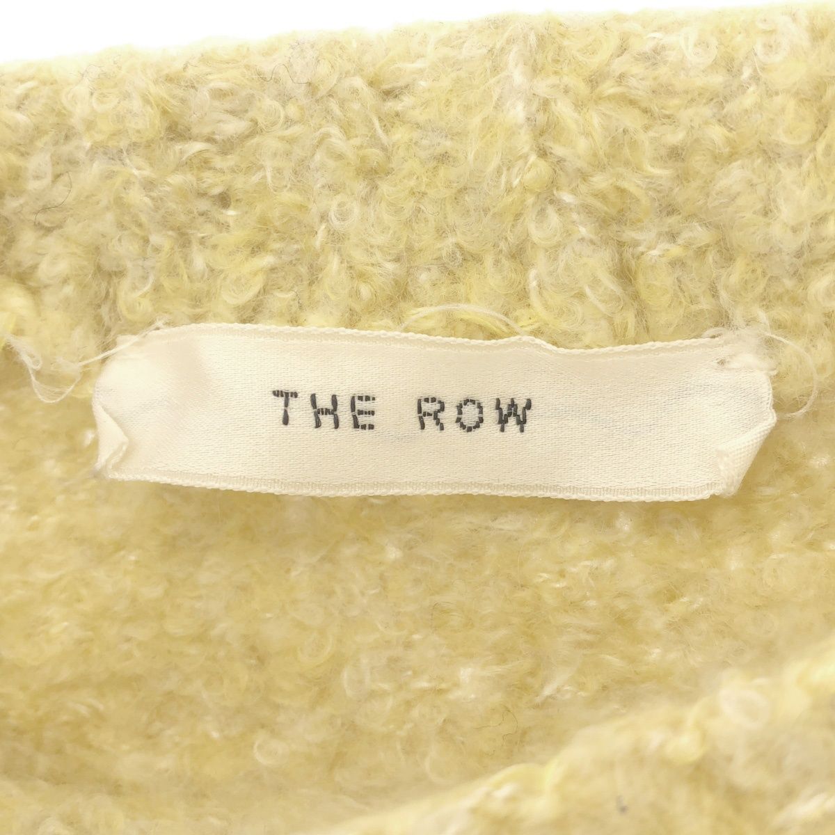 THE ROW ザ ロウ カシミヤシルクニットセーター イエロー S - メルカリ