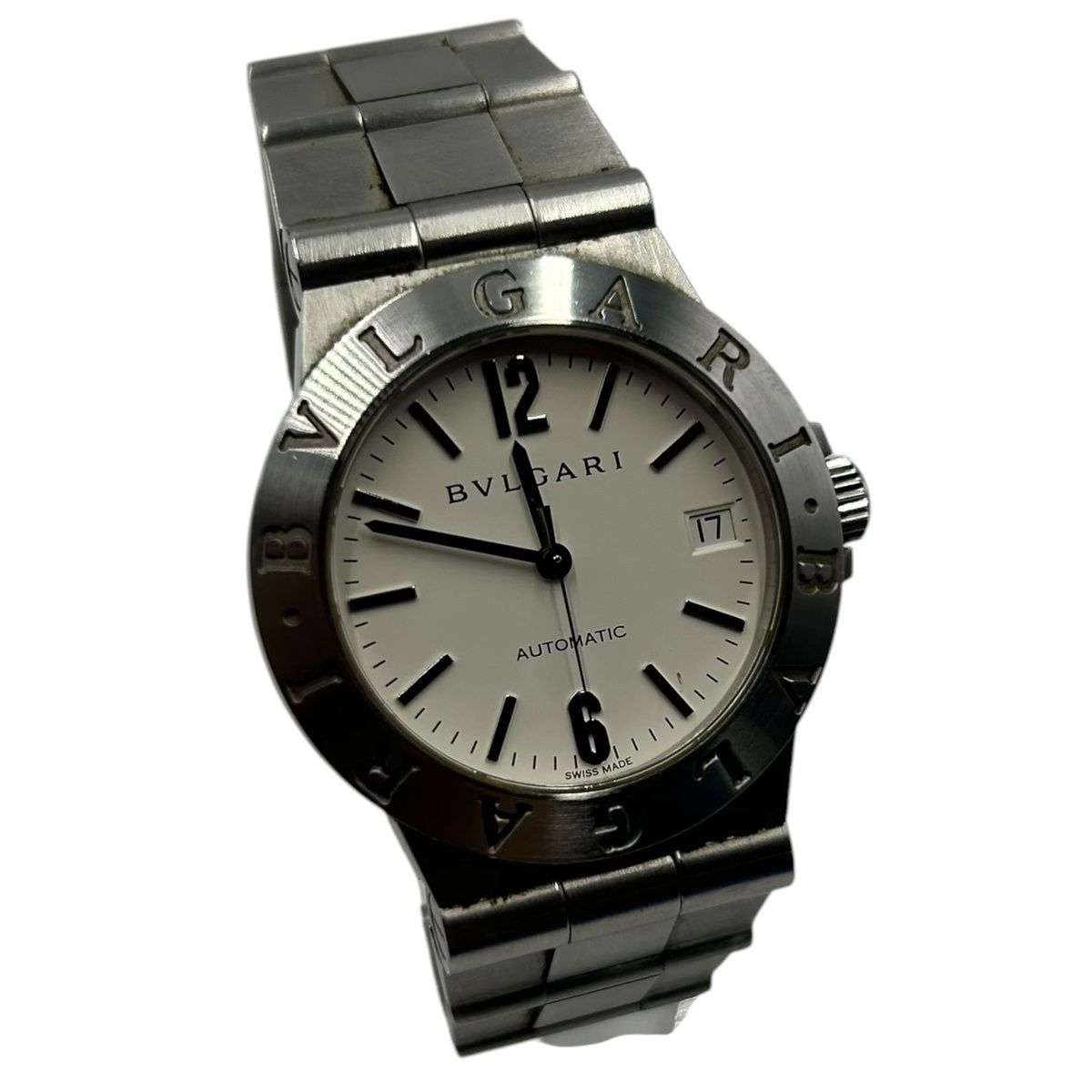 ■ BVLGARI LCV 35 S 自動巻き デイト メンズ 腕時計 ウォッチ ステンレス 2694825,2694825