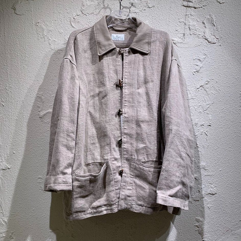 HERILL 26SS Linen Duffel Jacket 2 ベージュ - メルカリ