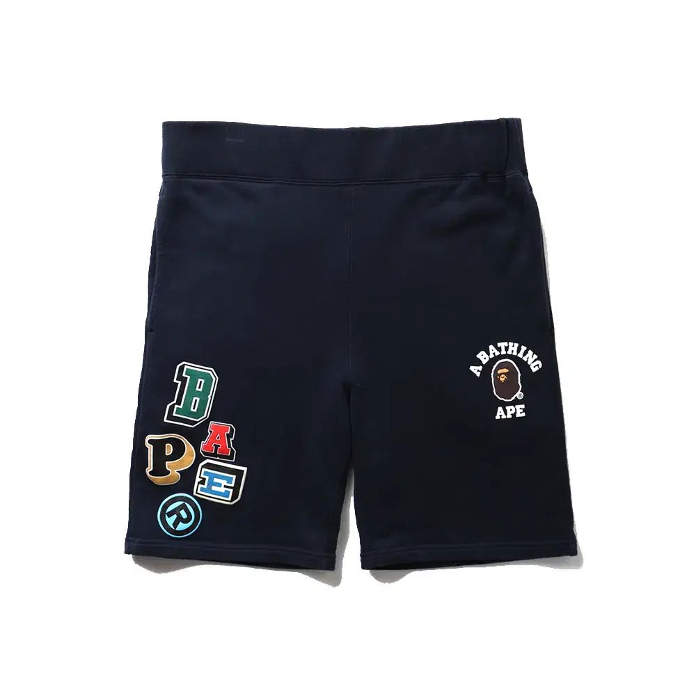 A BATHING APE マルチフォントスウェットショーツ