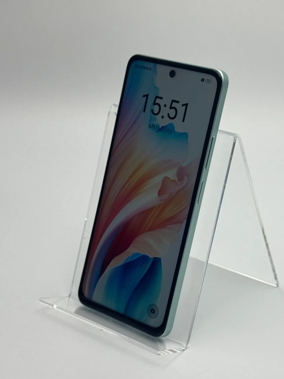 中古C】OPPO A79 5G A303OP グローグリーン SIMフリー 白ロム 中古