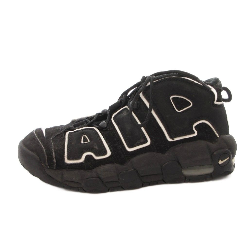 ナイキ NIKE モアアップテンポ スニーカー シューズ ローカット 25 黒 ブラック 415082-002 /FF ■GY18