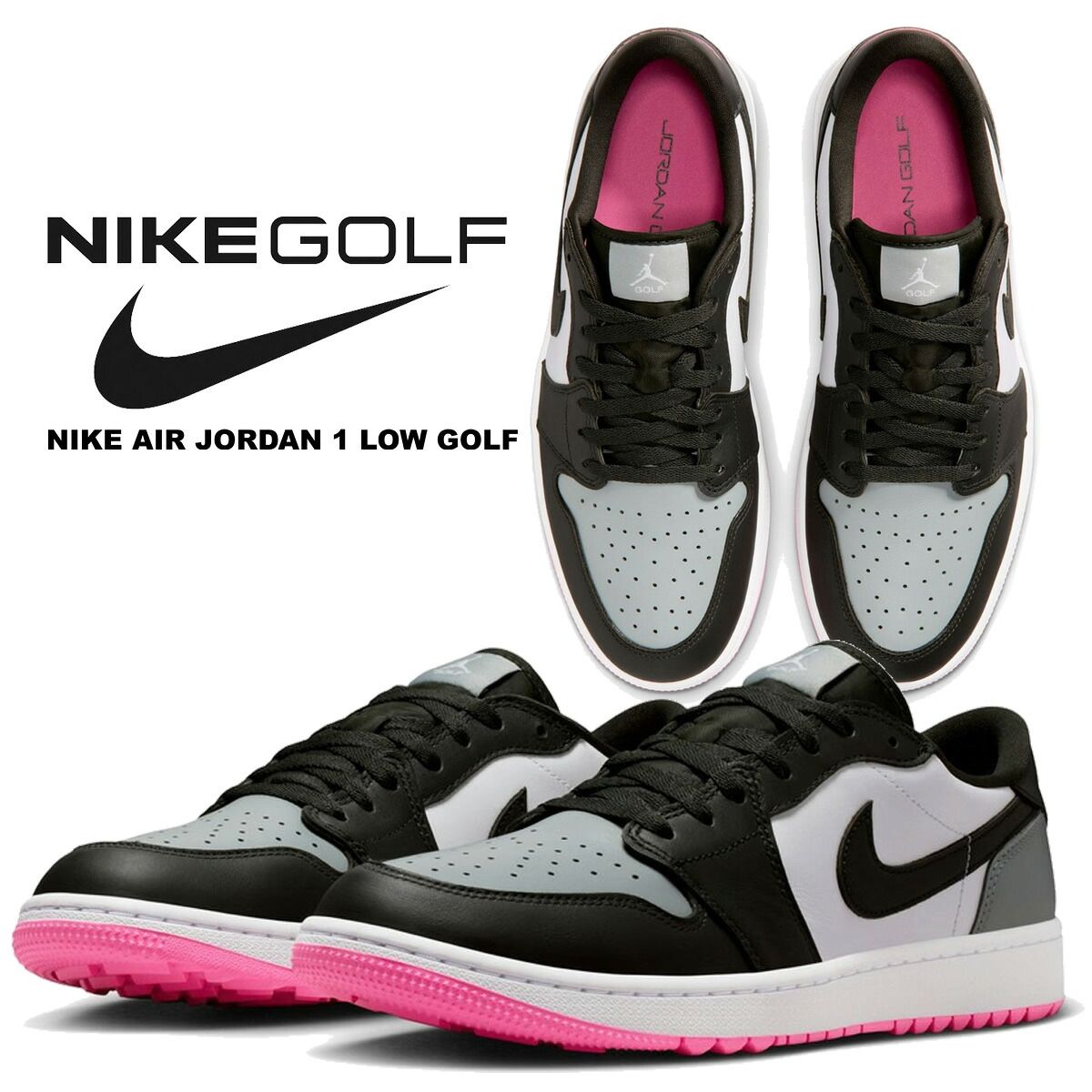 ナイキ エア ジョーダン 1 LOW ゴルフ ホワイト セコイア ライトパミス NIKE AIR JORDAN 1 LOW GOLF wht/sequoia-light pumice dd9315-119