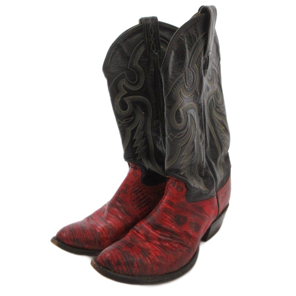 トニーラマ TONY LAMA ウエスタンブーツ ロング レザー ポインテッド