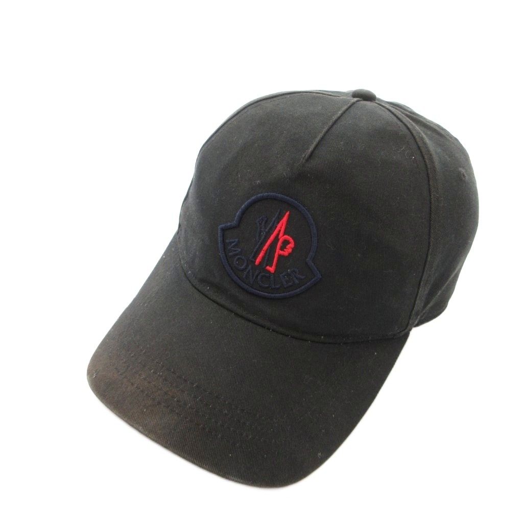 モンクレール MONCLER BASEBALL キャップ 帽子 ロゴ刺繍 コットン 黒 ブラック H10913B00026 /FF ■GY18 10,425円