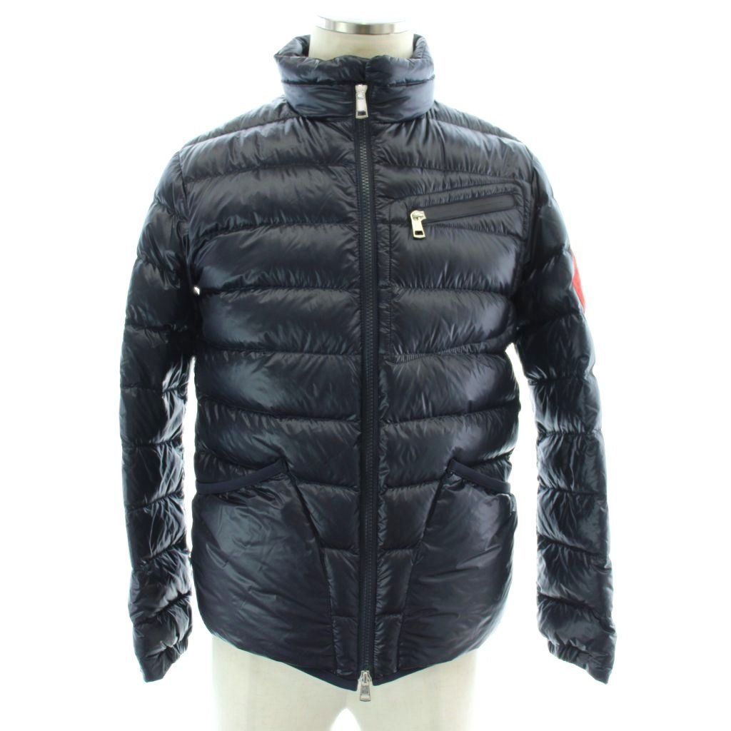 モンクレール MONCLER LIAM ジーニアス ダウンジャケット ロゴワッペン 0 紺 ネイビー E10914090805 /MW ■GY18
